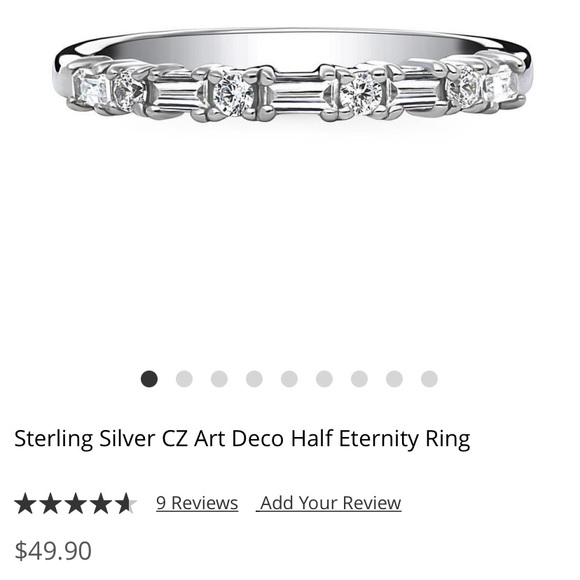 Beautiful stackable CZ ring - Picture 4 of 7